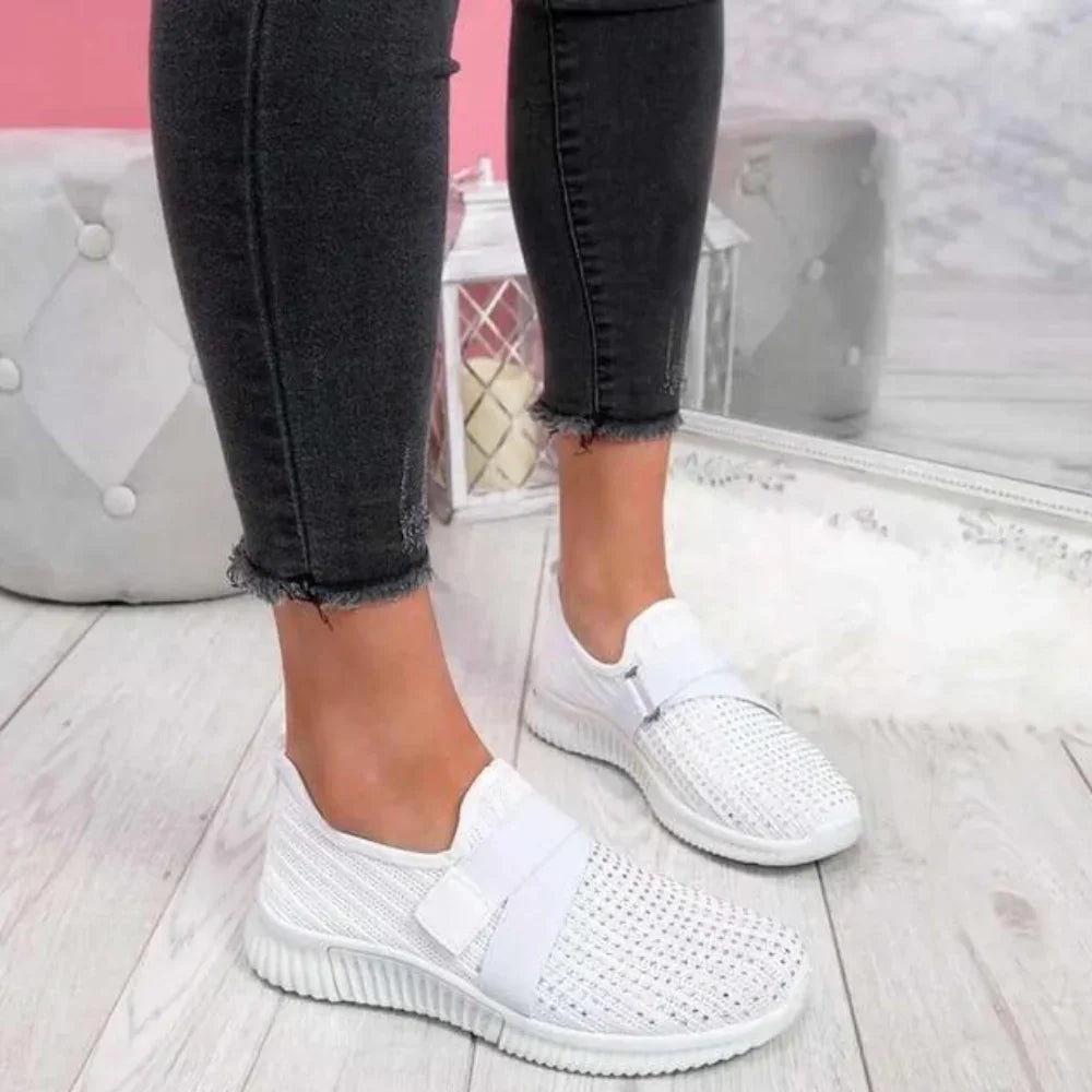 Oddychające Casual Slip-On Trampki Damskie