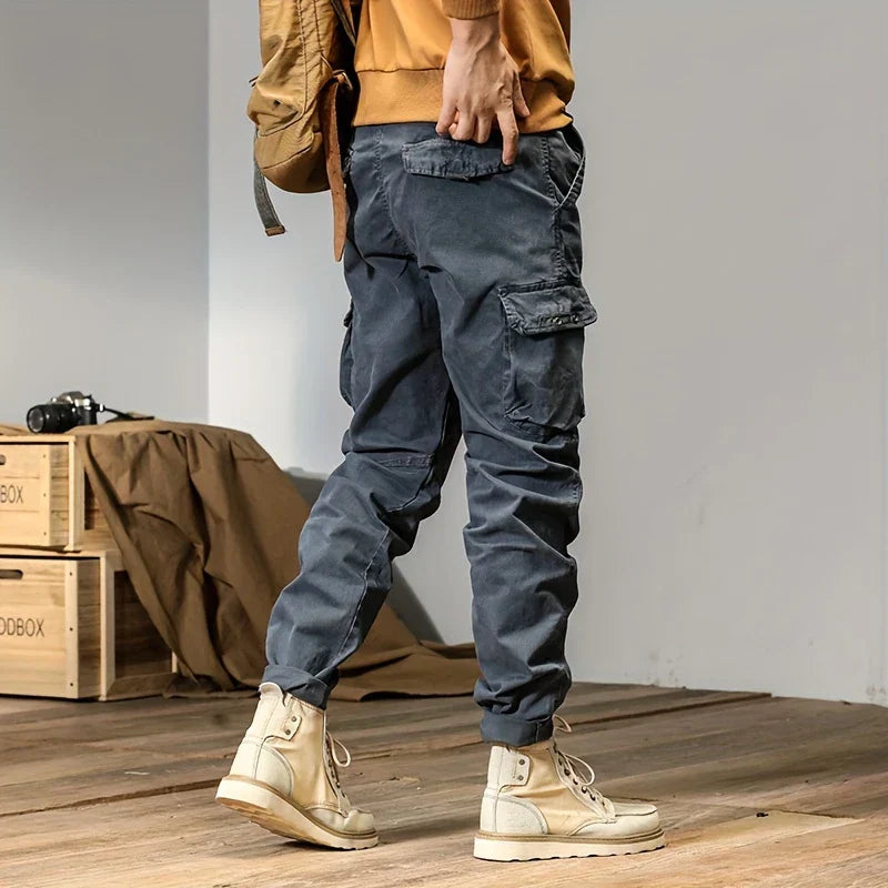 Stylowe Męskie Spodnie Jogger Cargo