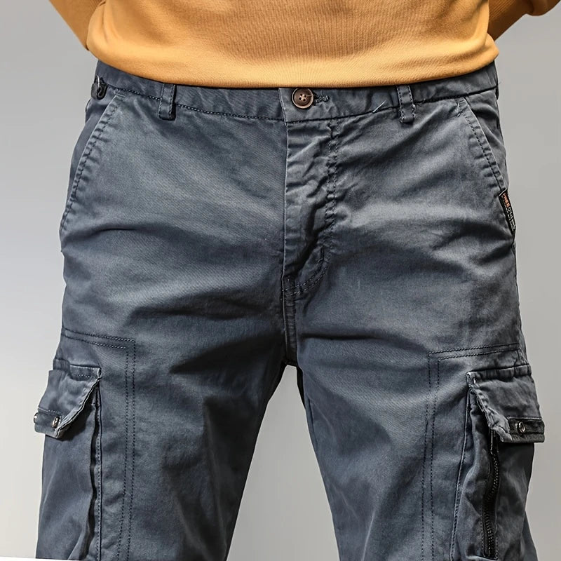 Stylowe Męskie Spodnie Jogger Cargo