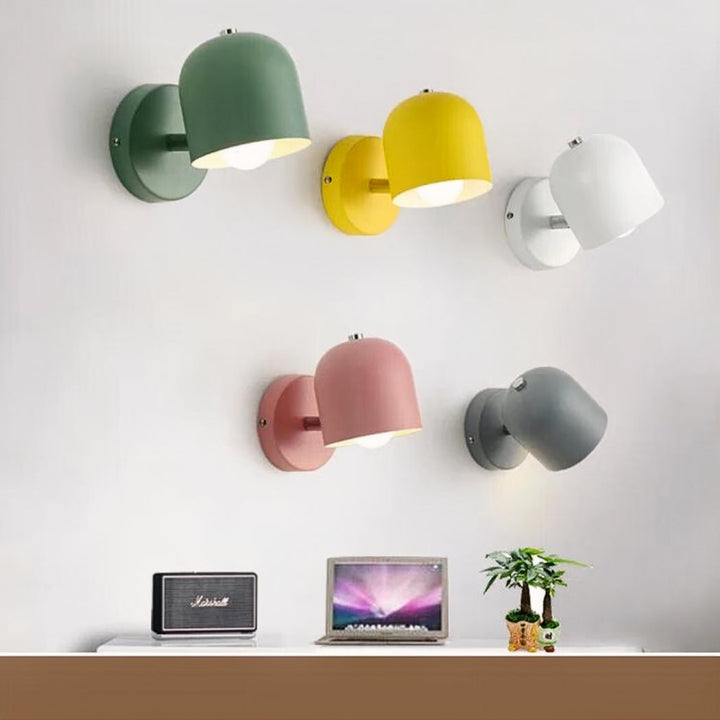 Skandynawska Lampa Ścienna NordicGlow – Kolorowy Akcent z Nastrojowym Światłem