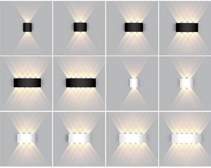 Wodoodporny kinkiet zewnętrzny LED – smukły aluminiowy, energooszczędny