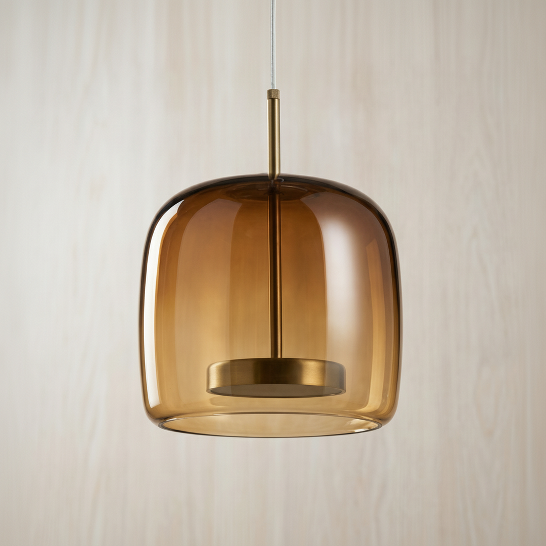Astrid - nowoczesna nordycka szklana lampa wisząca
