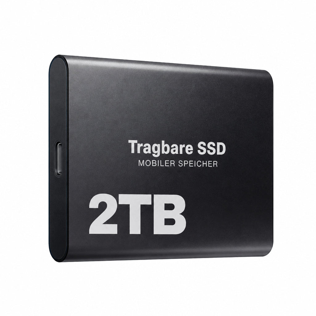 Przenośny szybki dysk SSD, USB-C 1050 MB/s (2 TB)