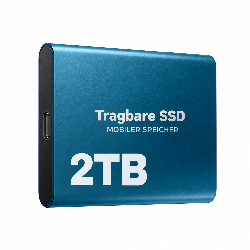 Przenośny szybki dysk SSD, USB-C 1050 MB/s (2 TB)