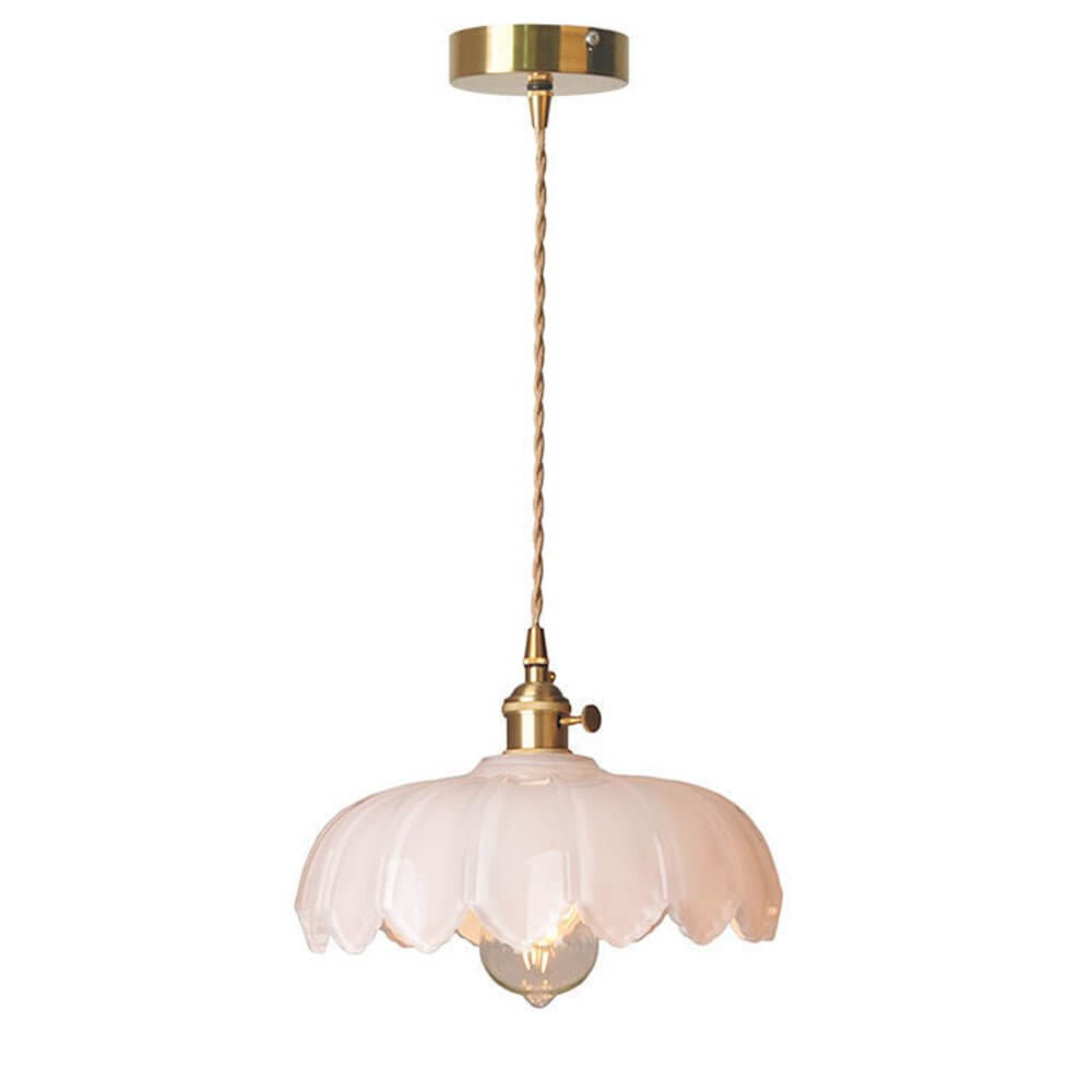 Szklana Lampa Wisząca - Romantyczna Atmosfera
