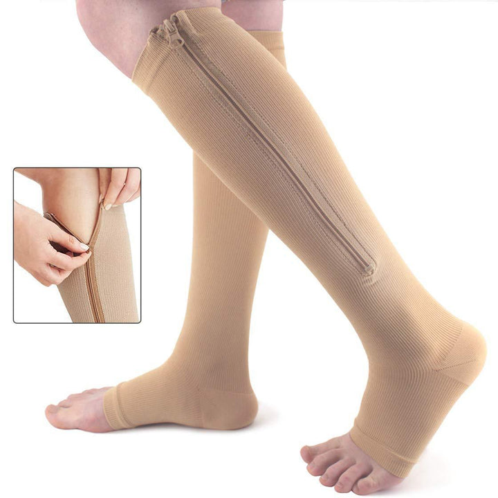 Women's Calf-Length Outdoor Fitness Running Compression Socks