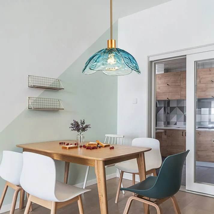 Lampa Wisząca Liść Kwiatu - Elegancka Lampka Nocna