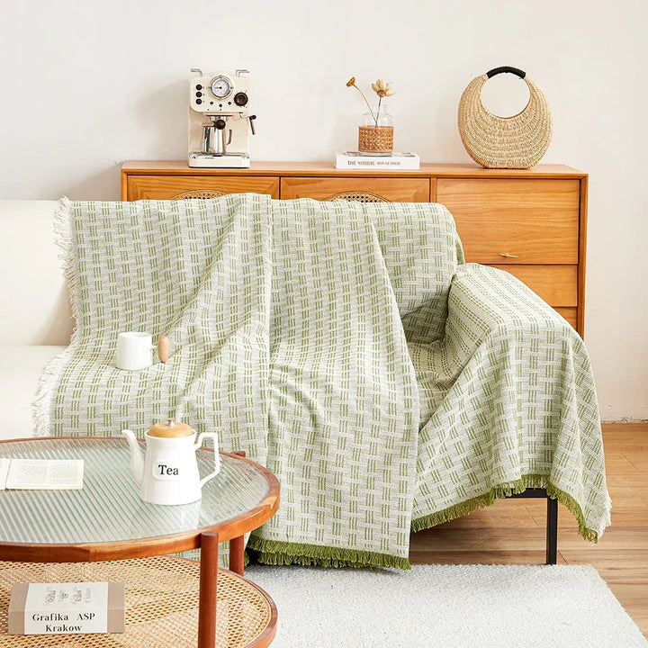 Pokrowiec na sofę - LuxeHome - Design dwustronny - Extra duży