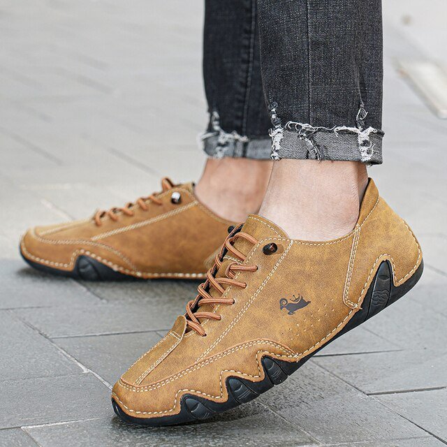 Skórzane buty barefoot unisex – BareMotion