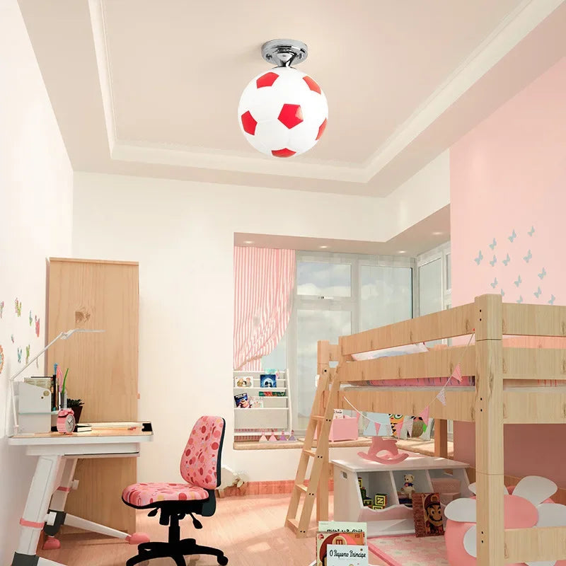 Lampa sufitowa w motywie piłkarskim – GoalBright