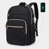 Stylowy plecak technologiczny damski – USB i 15,6