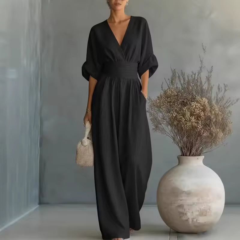 Georgina™ | Elegancki Kombinezon z Dekoltem V