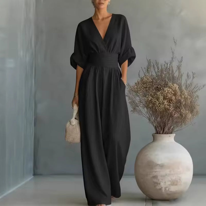 Georgina™ | Elegancki Kombinezon z Dekoltem V
