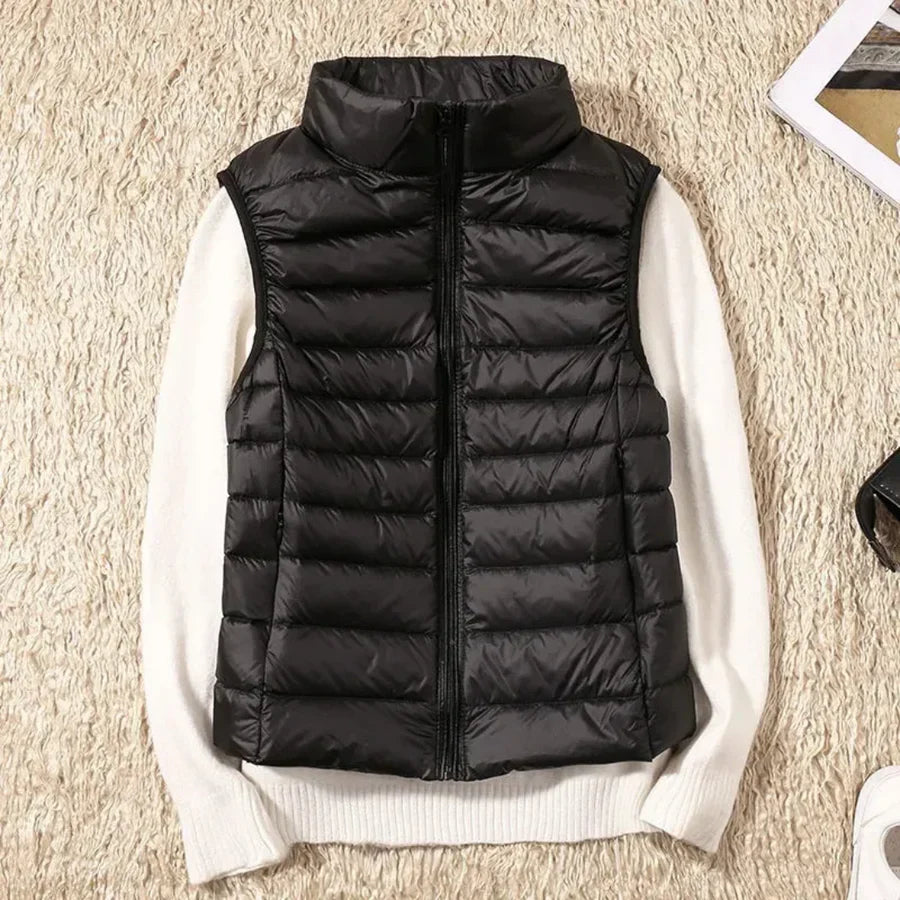 Wiatroodporny Kobiecy Bodywarmer z Zipperem