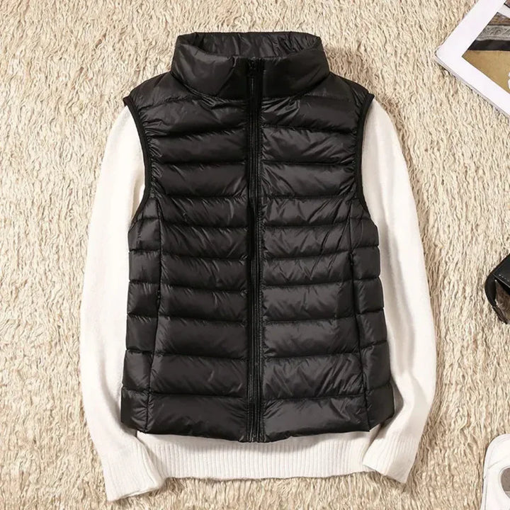Wiatroodporny Kobiecy Bodywarmer z Zipperem