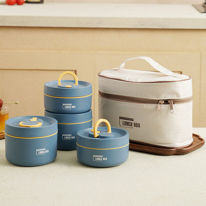 Izolowany Lunchbox Wielowarstwowy z GRATISOWĄ Torbą Transportową - ThermoBox