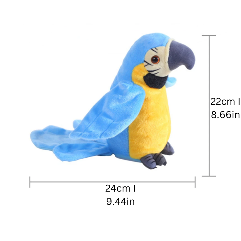 Gadająca papuga pluszowa - Squawkie