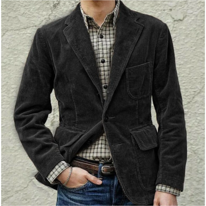 Męski Vintage Blazer – Klasyczny Styl z Nowoczesnym Urokiem