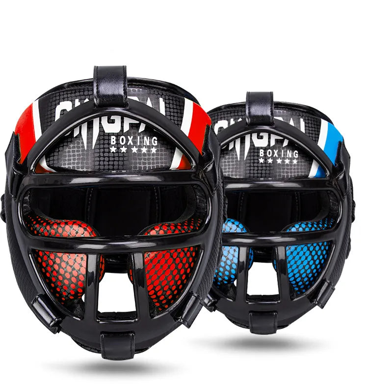 Kask premium z przyłbicą – FightGuard