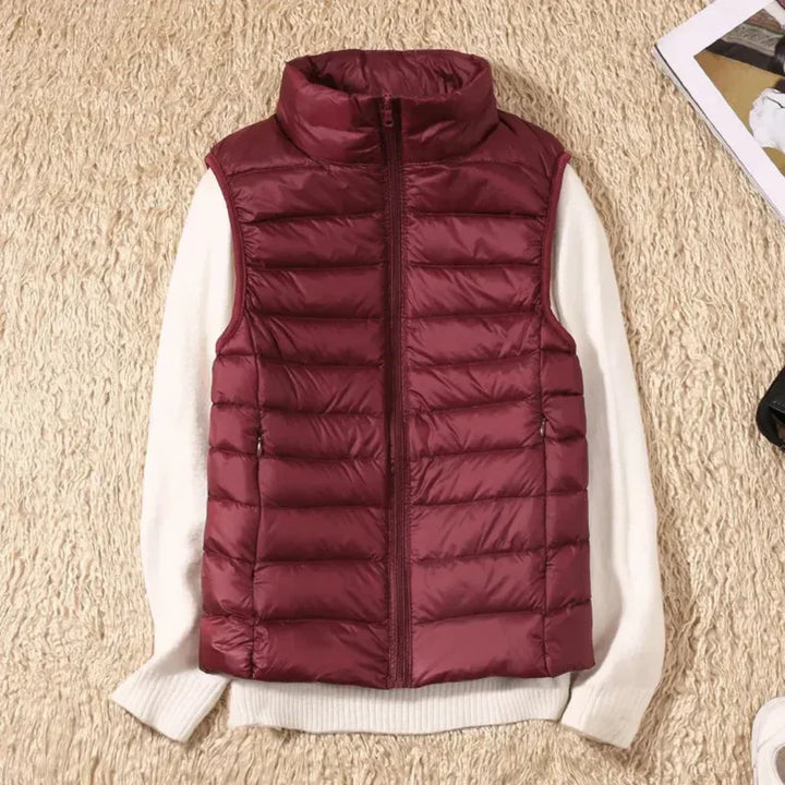 Wiatroodporny Kobiecy Bodywarmer z Zipperem