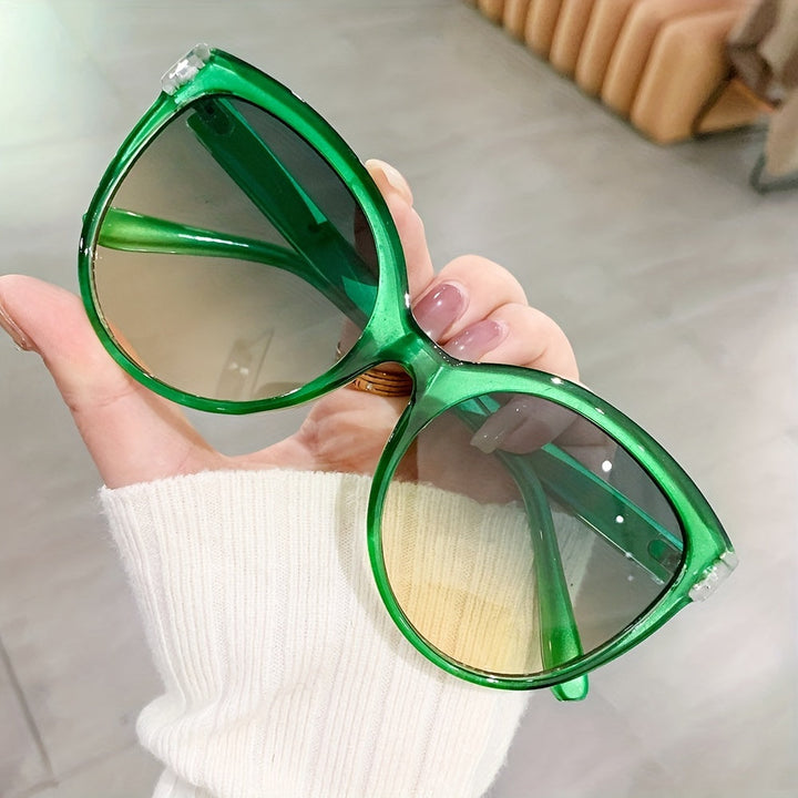 Luksusowe okulary przeciwsłoneczne cat-eye dla kobiet – oversize i stylowe na słoneczne dni