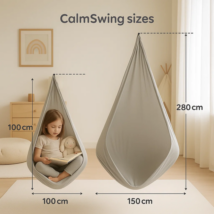 CalmSwing | terapia sensoryczna dla autyzmu – hamak do użytku wewnętrznego i zewnętrznego
