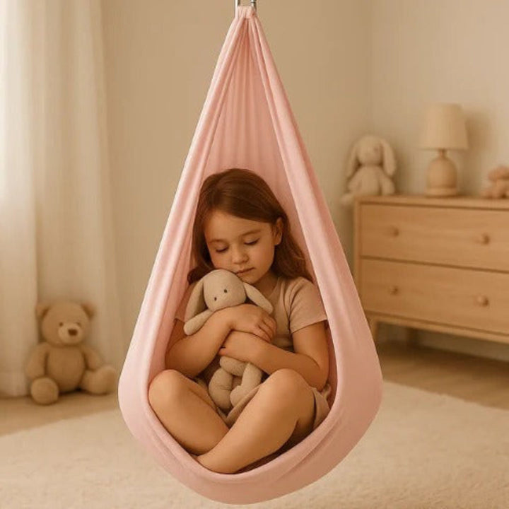 CalmSwing | terapia sensoryczna dla autyzmu – hamak do użytku wewnętrznego i zewnętrznego