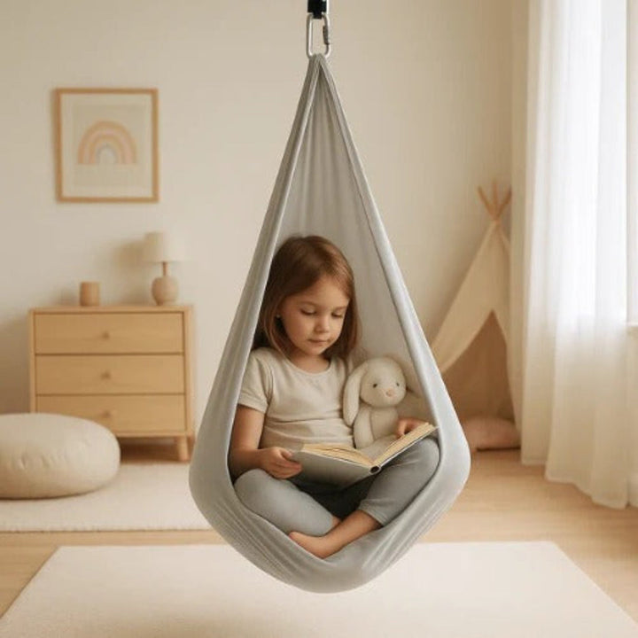 CalmSwing | terapia sensoryczna dla autyzmu – hamak do użytku wewnętrznego i zewnętrznego