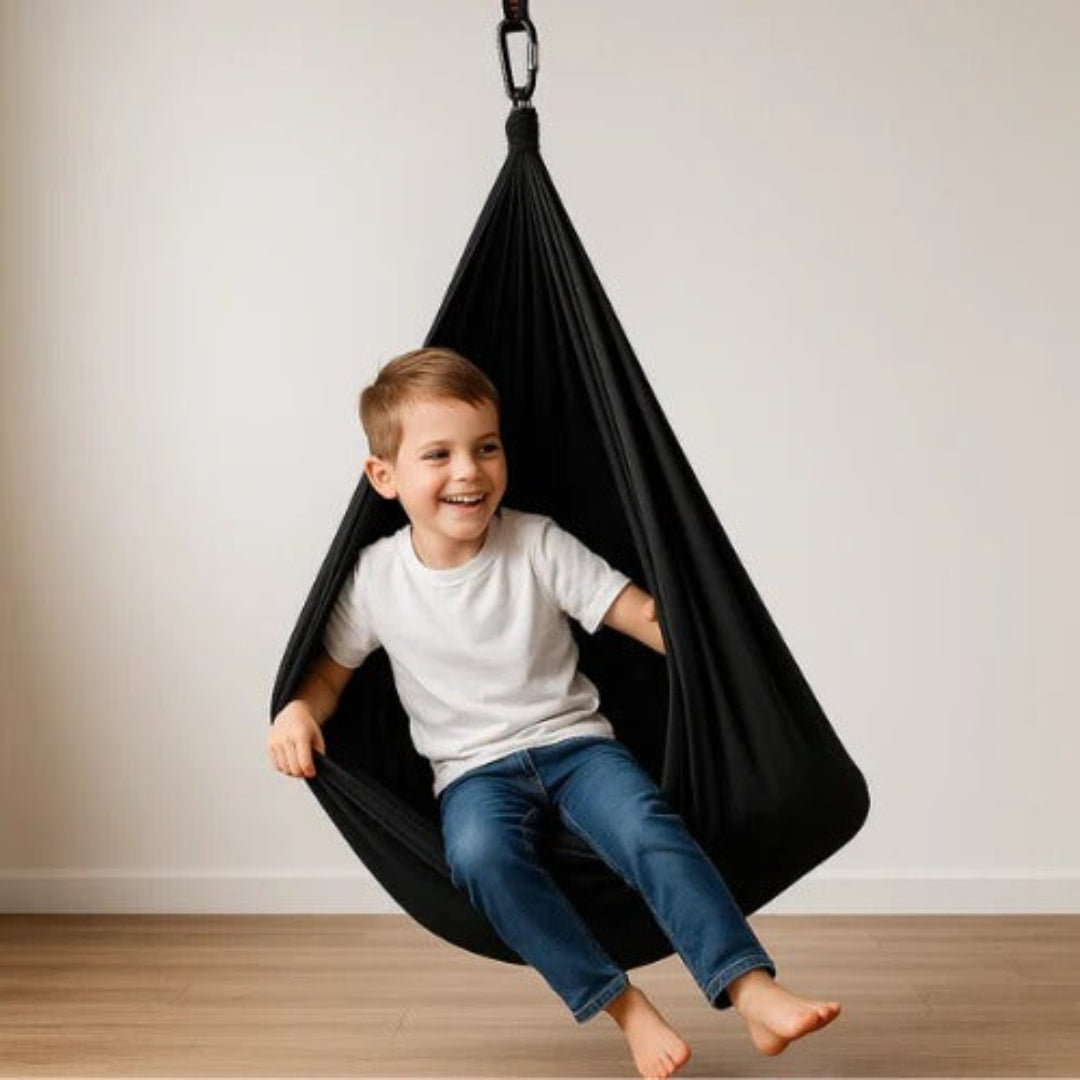 CalmSwing | terapia sensoryczna dla autyzmu – hamak do użytku wewnętrznego i zewnętrznego