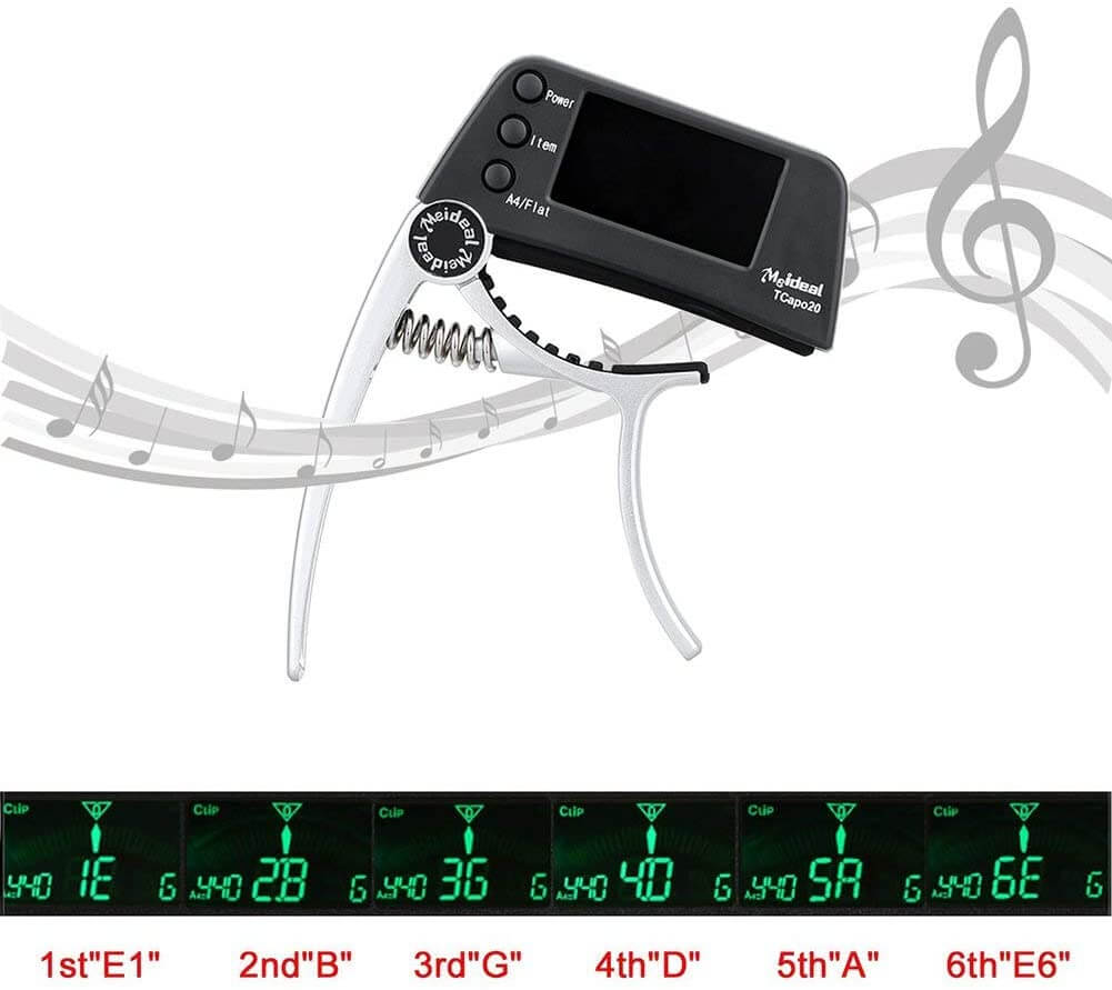 Kapodaster i stroik 2 w 1 – TuneGrip