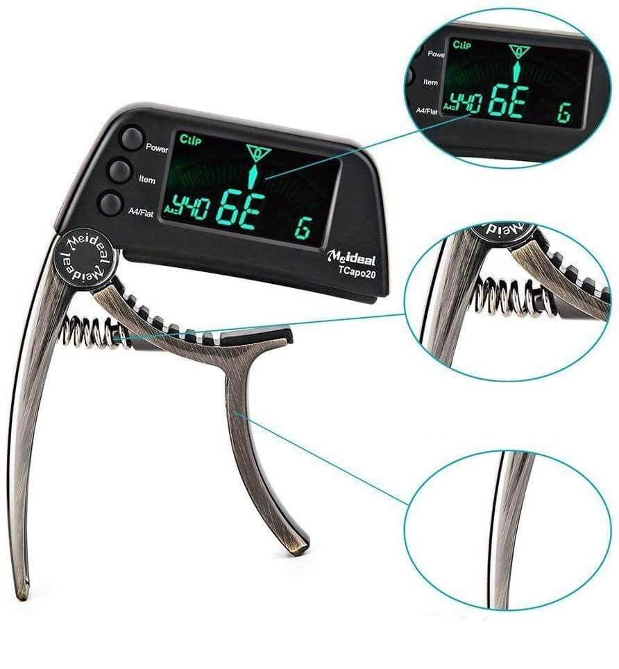 Kapodaster i stroik 2 w 1 – TuneGrip