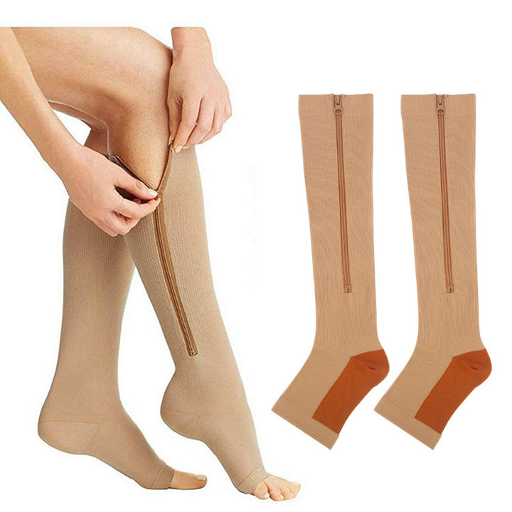 Women's Calf-Length Outdoor Fitness Running Compression Socks