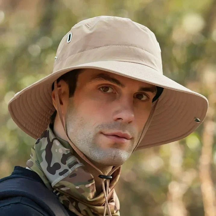Kapelusz SUNSAFE – przewiewny kapelusz przeciwsłoneczny z ochroną UV na przygody na świeżym powietrzu