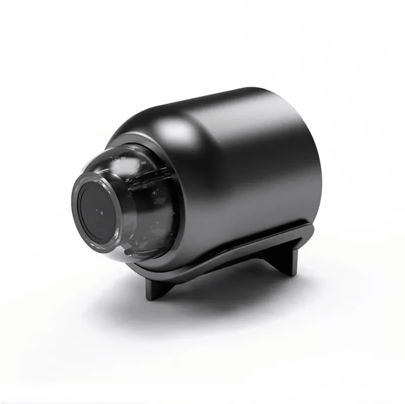 Mini kamera bezpieczeństwa WiFi 1080P HD – nagrywa obraz i dźwięk.
