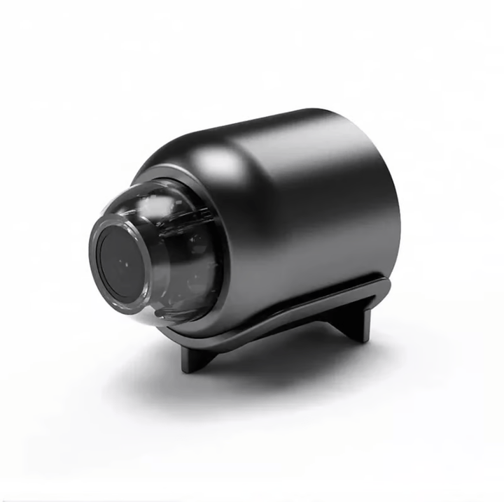 Mini kamera bezpieczeństwa WiFi 1080P HD – nagrywa obraz i dźwięk.