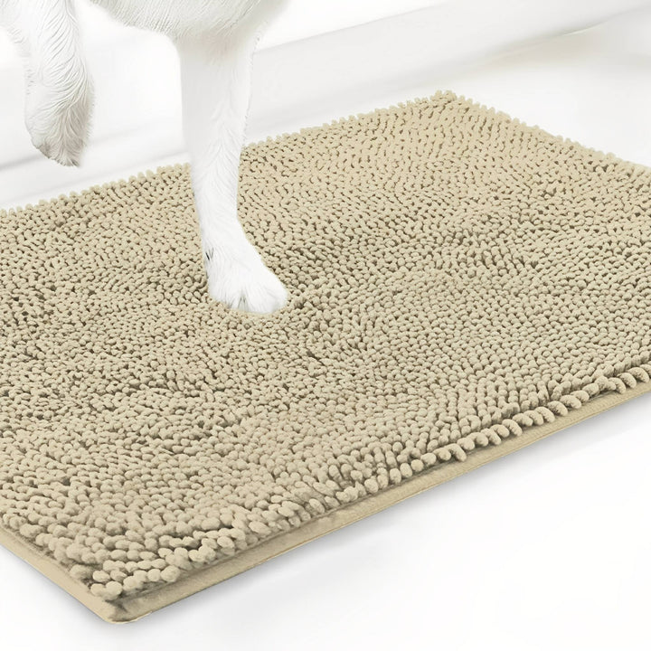 Chłonna antypoślizgowa mata pod drzwi dla psa na brudne łapy
