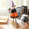 Halloweenowa Żywiczna Figurka Czarownicy