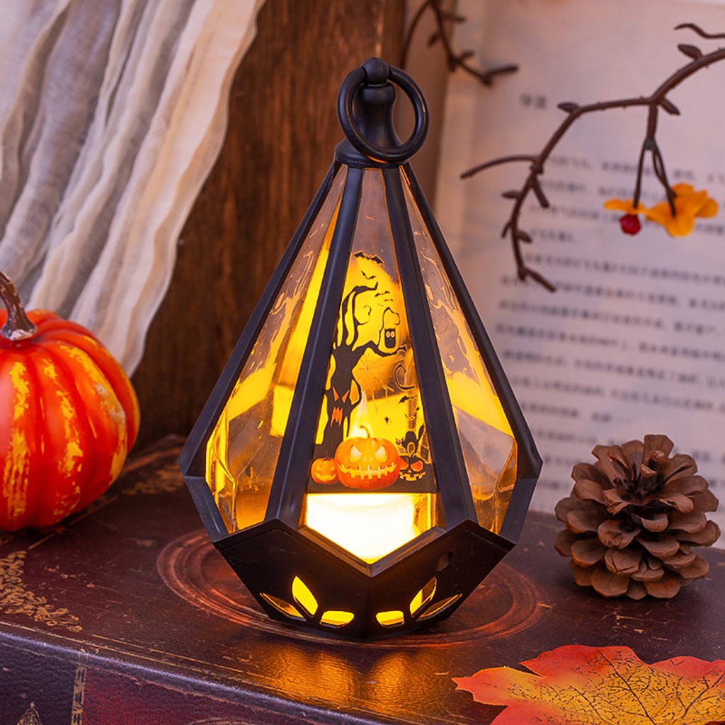 Dekoracje Halloween Torba Dziecięca Latarnia Dyni Rekwizyty Imprezowe Ozdoby Biurkowe Prezenty Nocne Światła — zdjęcie 2