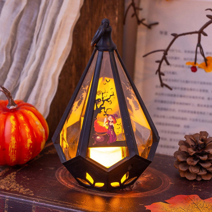Dekoracje Halloween Torba Dziecięca Latarnia Dyni Rekwizyty Imprezowe Ozdoby Biurkowe Prezenty Nocne Światła — zdjęcie 4