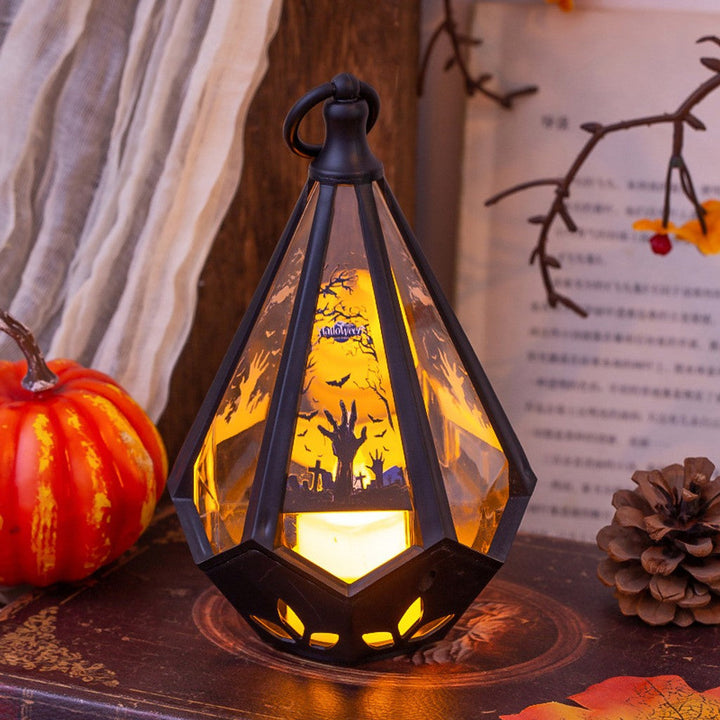 Dekoracje Halloween Torba Dziecięca Latarnia Dyni Rekwizyty Imprezowe Ozdoby Biurkowe Prezenty Nocne Światła — zdjęcie 6