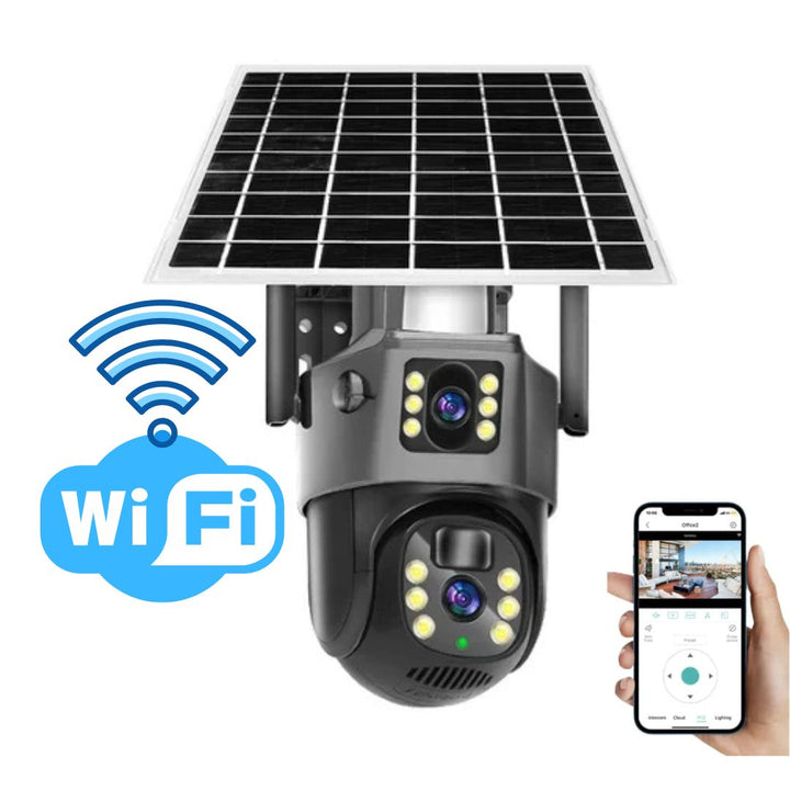 Bezprzewodowa kamera bezpieczeństwa 4K z panelem solarnym – DualGuard 4K