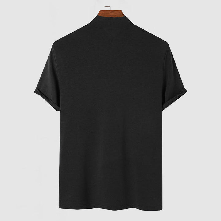 Męski T‑shirt z bawełny z elastanem – casual, na co dzień i na każdą porę roku