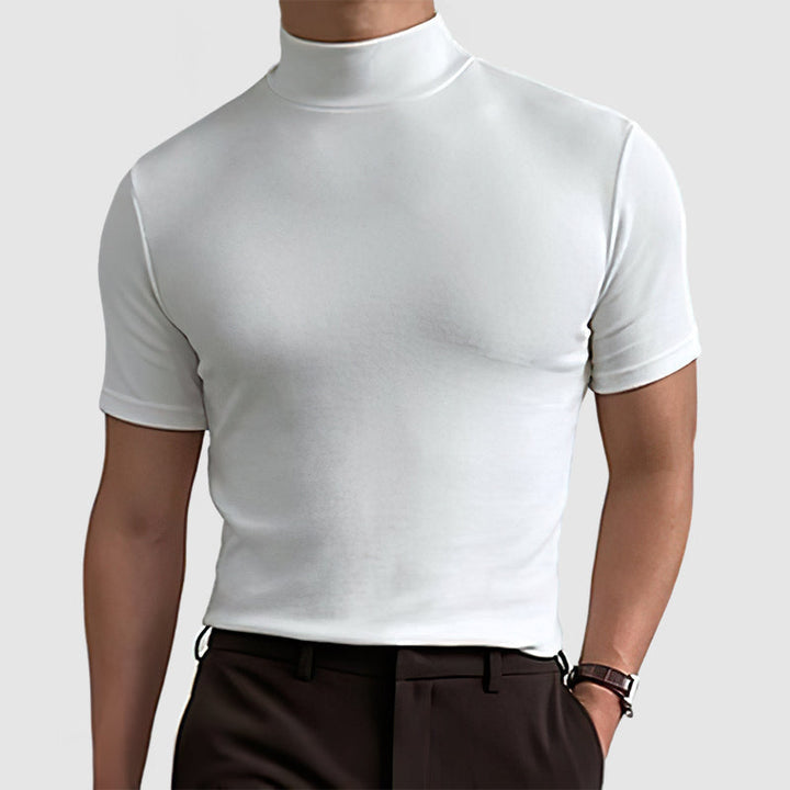 Męski T‑shirt z bawełny z elastanem – casual, na co dzień i na każdą porę roku