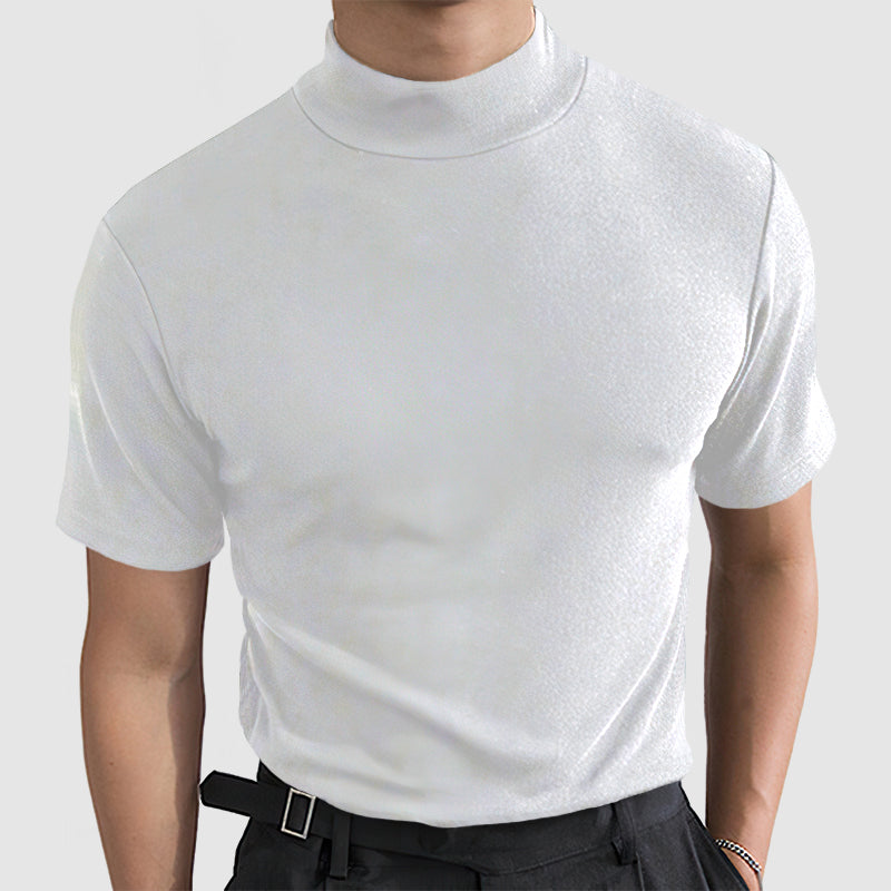 Męski T‑shirt z bawełny z elastanem – casual, na co dzień i na każdą porę roku