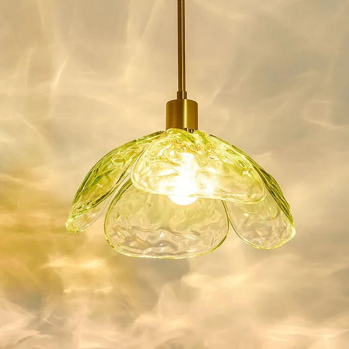 Lampa Wisząca Liść Kwiatu - Elegancka Lampka Nocna