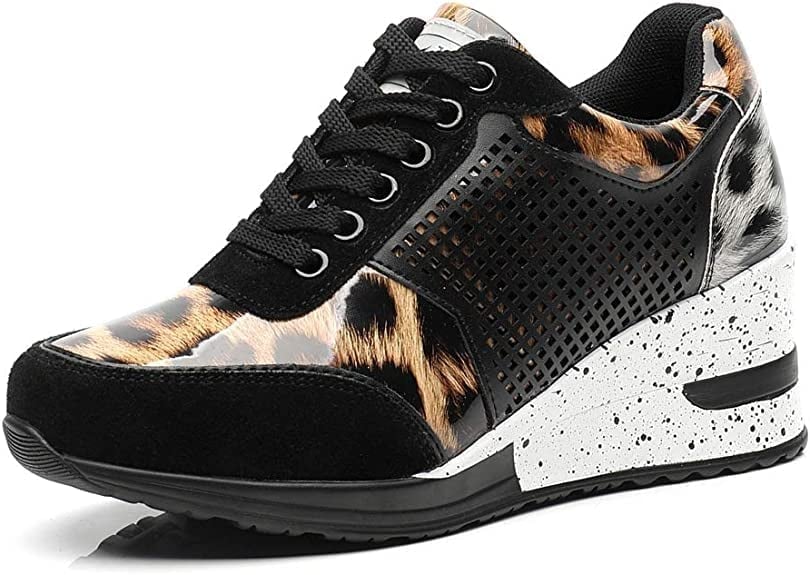 Kobiece Sneakersy na Wysokim Koturnie