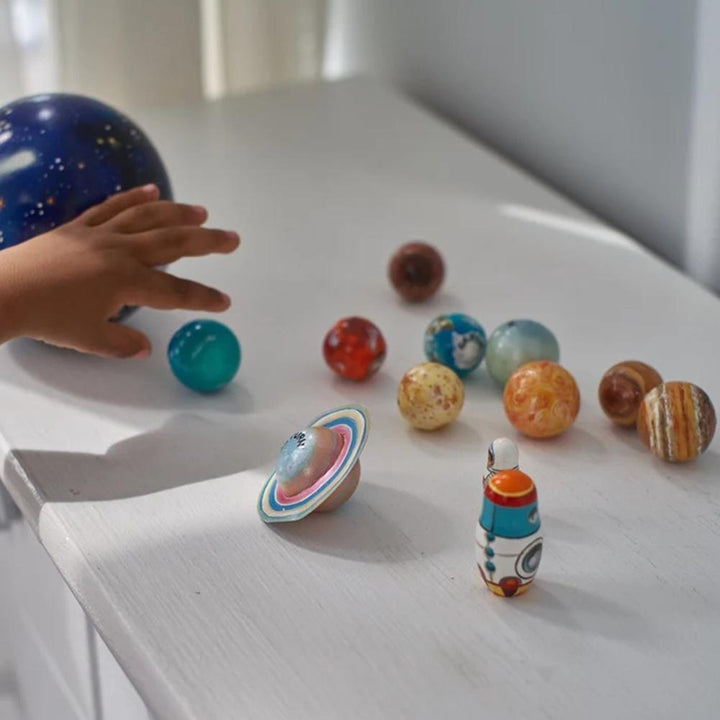 Zestaw drewnianych planet Galaxy Quest – edukacyjna przygoda dla dzieci