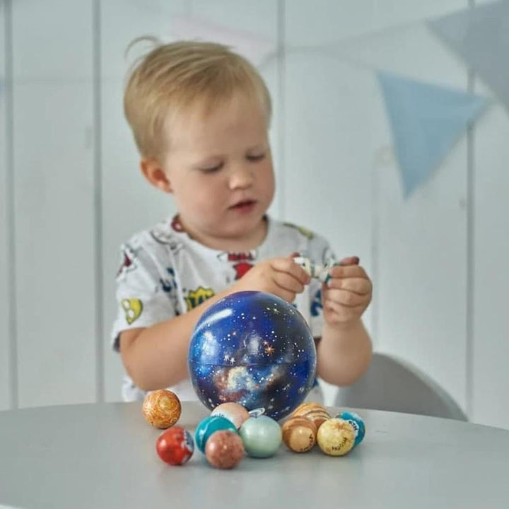 Zestaw drewnianych planet Galaxy Quest – edukacyjna przygoda dla dzieci