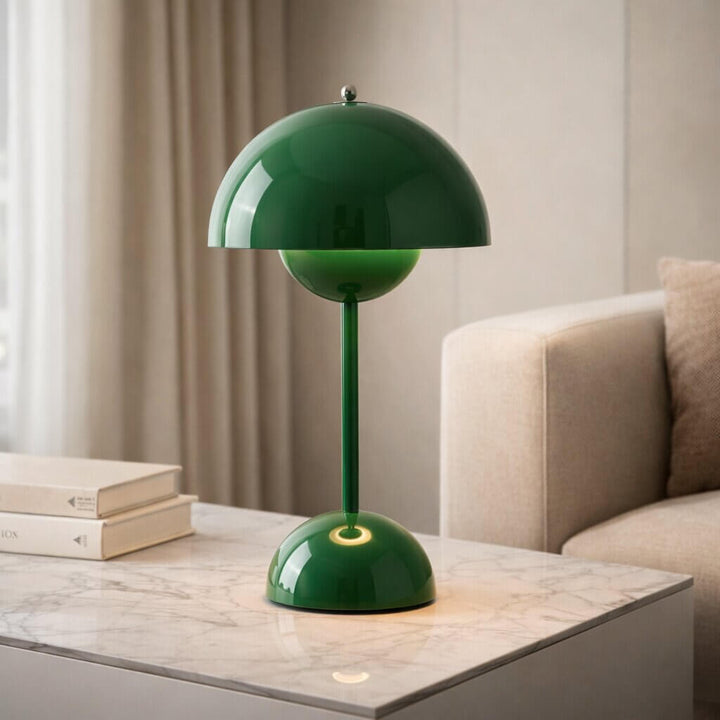 Designerska lampa stołowa | Lampa stołowa LED | Lampka nocna | Ściemnialna i bezprzewodowa | Lumora