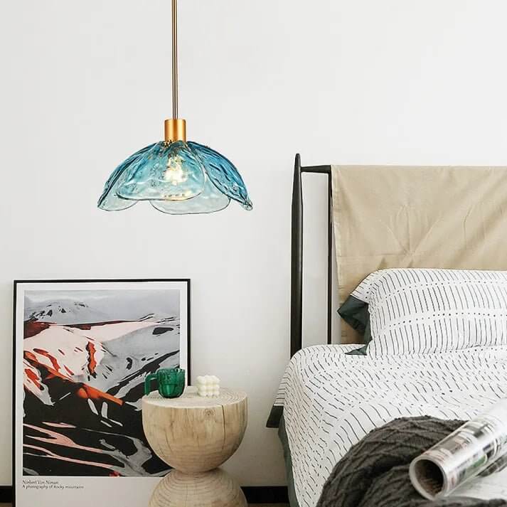 Lampa Wisząca Liść Kwiatu - Elegancka Lampka Nocna